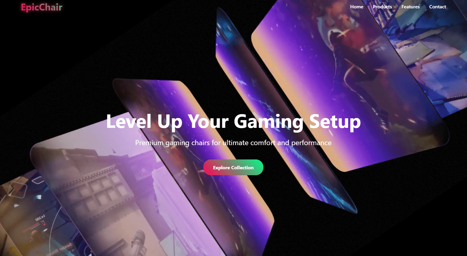EpicChair Gaming Website